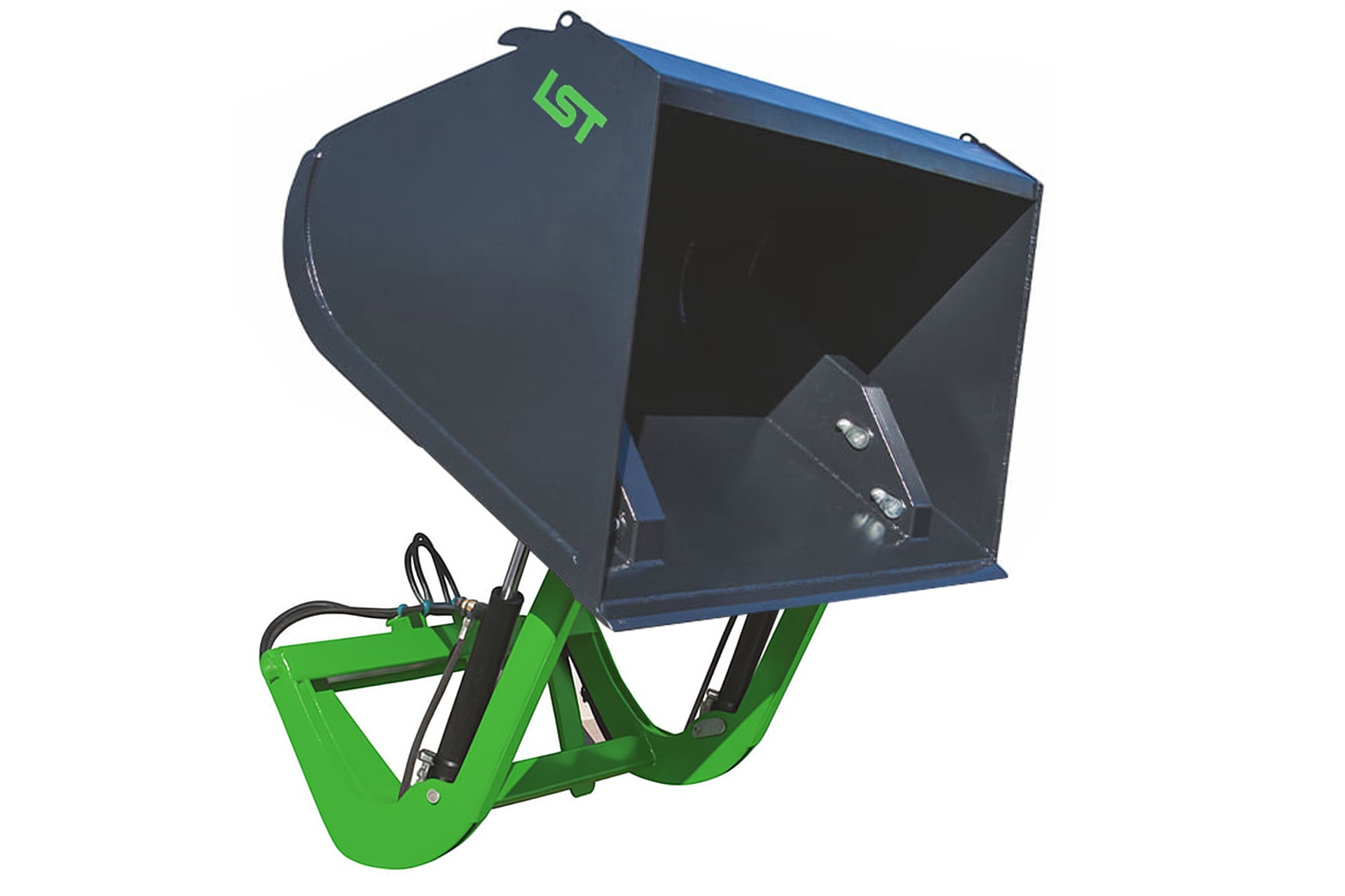 Högtippande skopa, 2400mm, 1,35m3, Euro